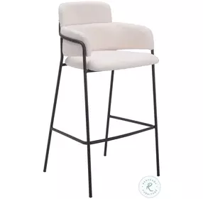 Marcel Cream Bar Stool Set of 2