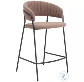 Josephine Brown Counter Height Stool Set of 2