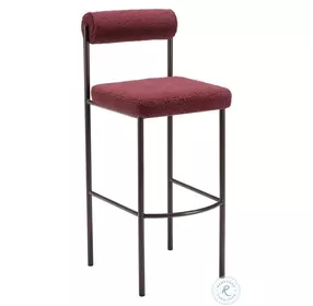 Livorno Red Bar Stool Set of 2