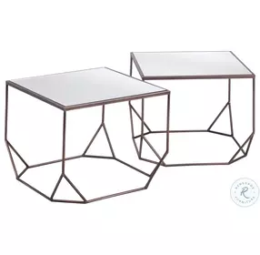 Arzon Bronze Coffee Table Set