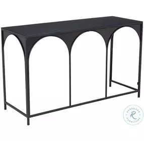 Loriet Black Console Table