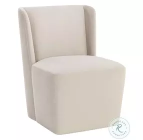 Ardent Prosecco Piccolo Performance Fabric Wheeled Dining Chair