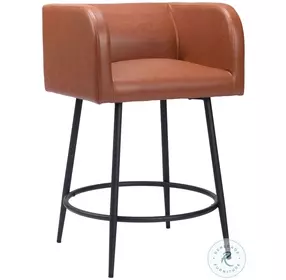 Horbat Brown Counter Height Stool Set of 2