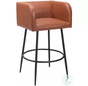 Horbat Brown Bar Stool Set of 2