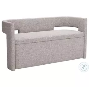 Papua Gray Performance Fabric Bench