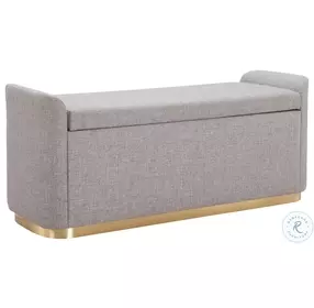 Dobo Gray Performance Fabric Bench