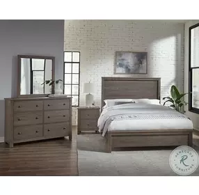 Fundamentals Grey Panel Bedroom Set