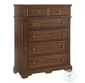 Heritage Amish Cherry 5 Drawer Chest