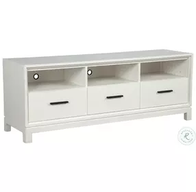 Nova Chalk White TV Stand