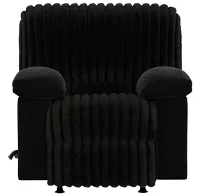 Comet Black Rocker Recliner