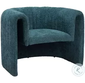 Viana Aquamarine Accent Chair
