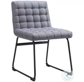 Pago Gray Performance Fabric Dining Chair Set Of 2