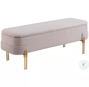 Lebreton Oatmeal Beige Bench