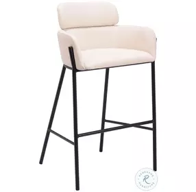 Bremor Beige Bar Stool