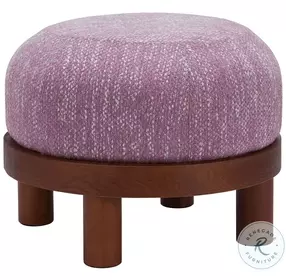 Gome Wisteria Purple Ottoman
