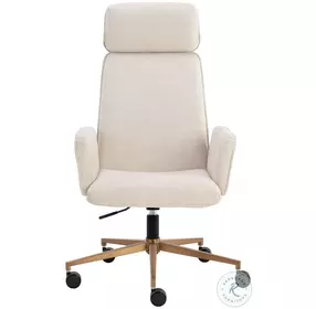 Kalev Chacha Cream Office Chair