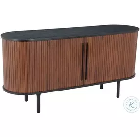 Koriana Black And Walnut Sideboard