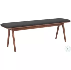 Kazwali Black And Walnut Bench