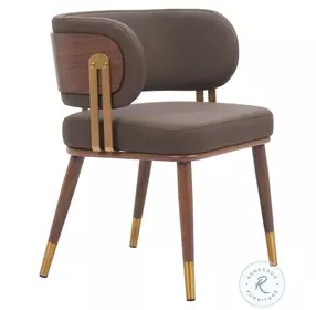 Brew Brown And Walnut Dining Chair Set Of 2