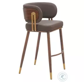 Brew Brown And Walnut Bar Stool Set Of 2