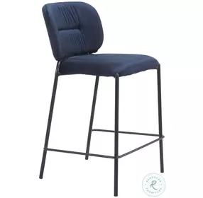 Plat Blue Counter Height Stool Set Of 2