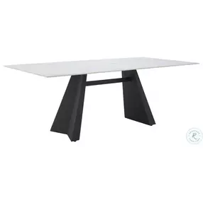 Inky White Dining Table