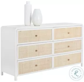 Zerona White Small Dresser