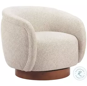 Vinta Beige Swivel Chair