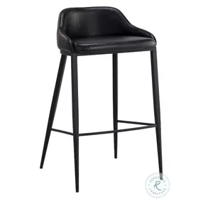 Astra Nightfall Black Bar Stool