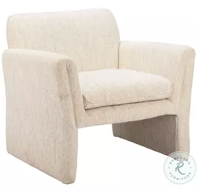 Dobra Oatmeal Beige Accent Chair