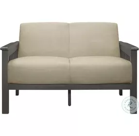 Lewiston Light Brown Loveseat