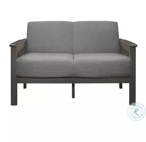Lewiston Gray Loveseat