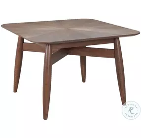 Silea Espresso Square Dining Table