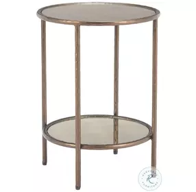 Anelli Bronze Side Table
