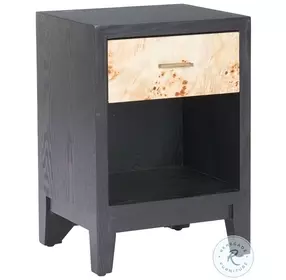 Noite Black Side Table