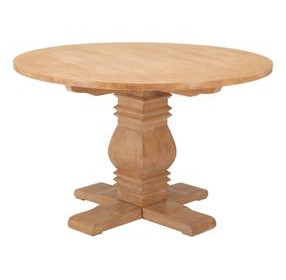 Tabi Brown 47" Round Dining Table