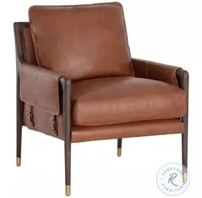 Lazaro Tobacco Arm Chair