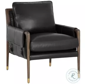 Lazaro Cortina Black Arm Chair