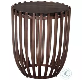 Kafig Bronze Side Table