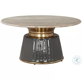 Glasa Beige And Gray Coffee Table