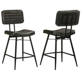 Partridge Espresso Counter Height Stool Set of 2