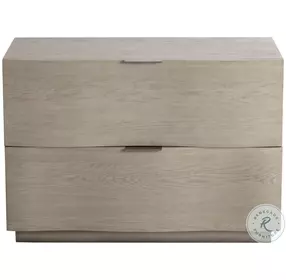 Hoyos Light Wash And Warm Brass Nightstand