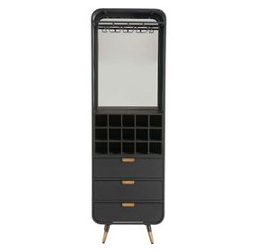 Magara Black Bar Cabinet