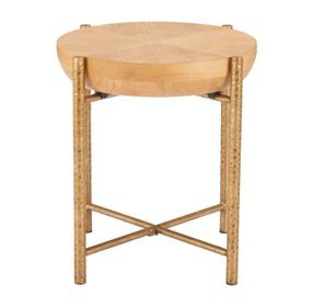 Halva Natural Round Side Table