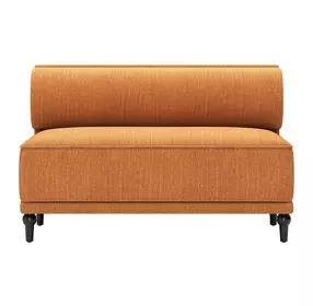 Malben Brown 48" Loveseat