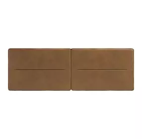 Cove Brown Queen Upholstered Floating Headboard