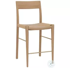 Bondi Natural And Light Wash Counter Height Stool