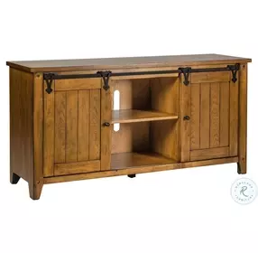 Lake House Oak TV Console