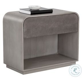 Algarve Gray Nightstand