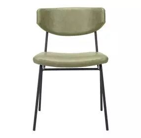 Charon Green Upholstered Dining Chair Set of 2